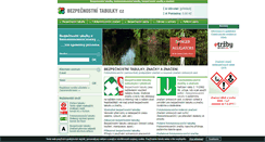 Desktop Screenshot of bezpecnostni-tabulky.cz