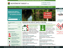 Tablet Screenshot of bezpecnostni-tabulky.cz